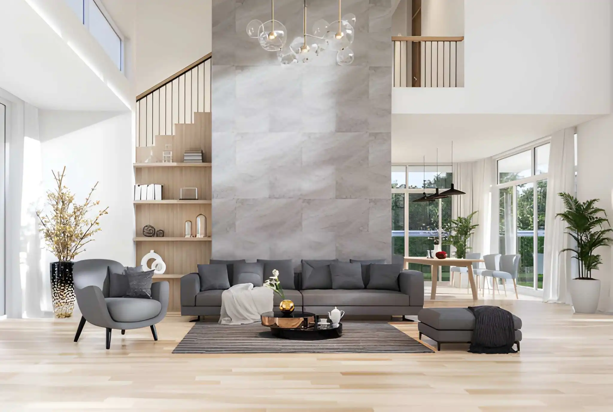 تركيب بديل الخشب للجدران في دبي